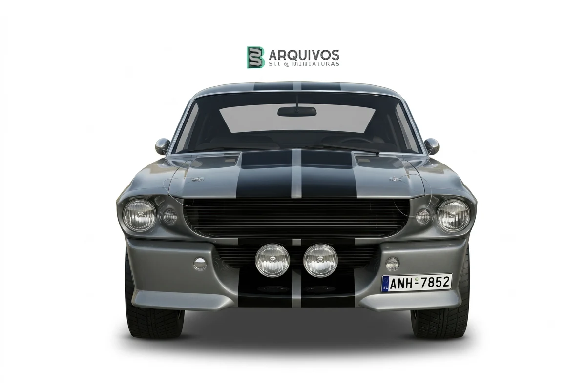Modelo 3D STL - Ford Shelby GT500 Eleanor 1967 — foto 5